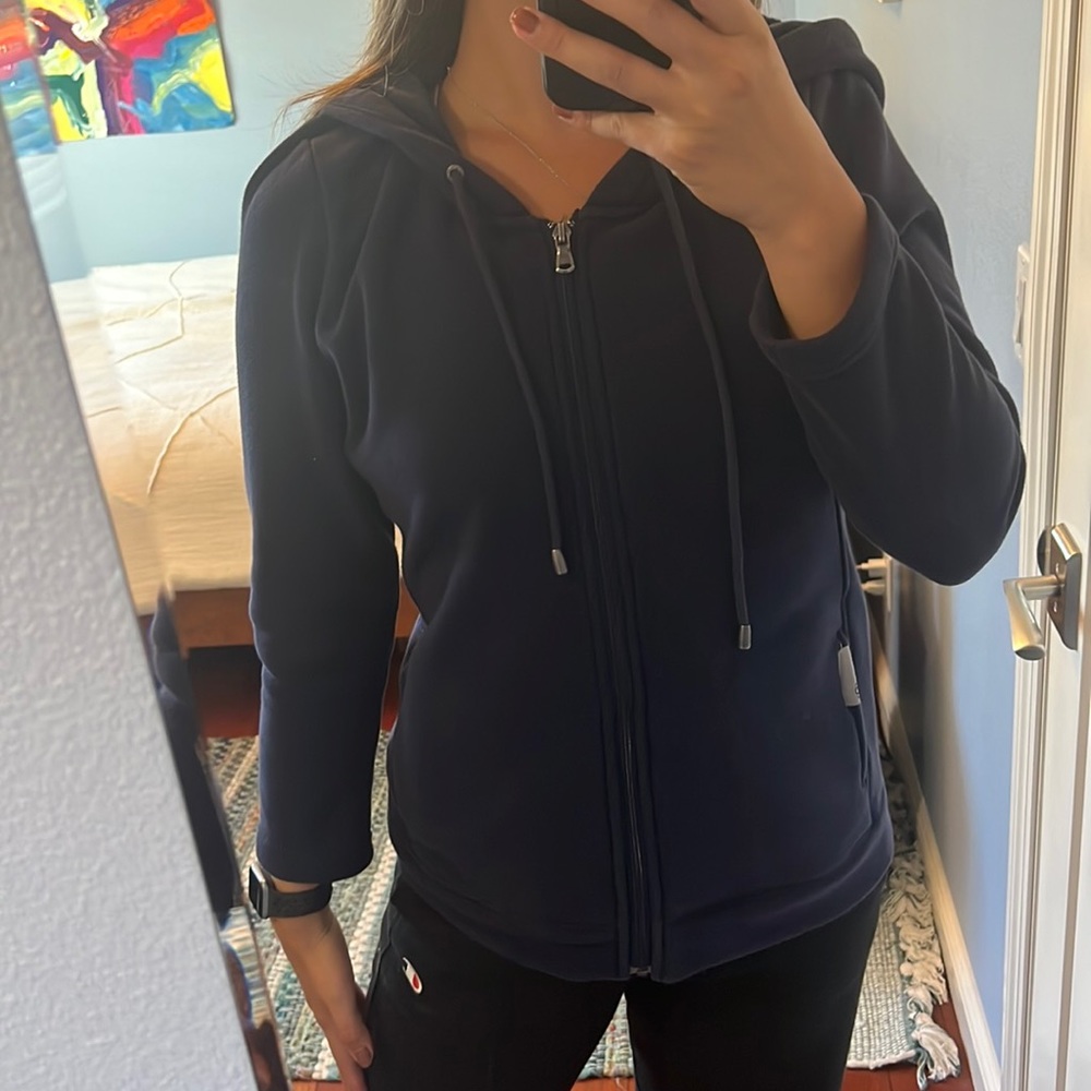 UGG dark blue fleece lined jacket